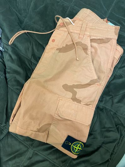 Supreme / Stone Island® Camo Cargo Pant "Orange"