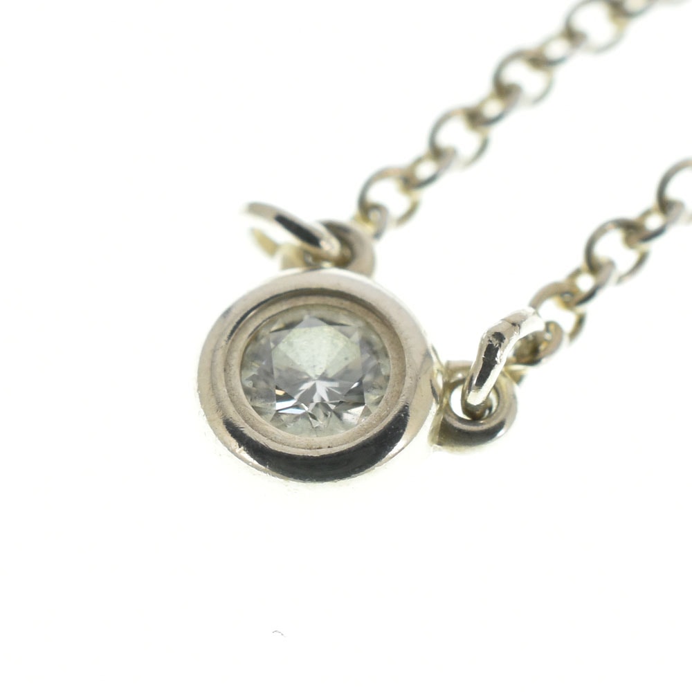 ティファニー TIFFANY&Co. バイザヤード ネックレス シルバー925 ダイヤモンド レディース S#144580