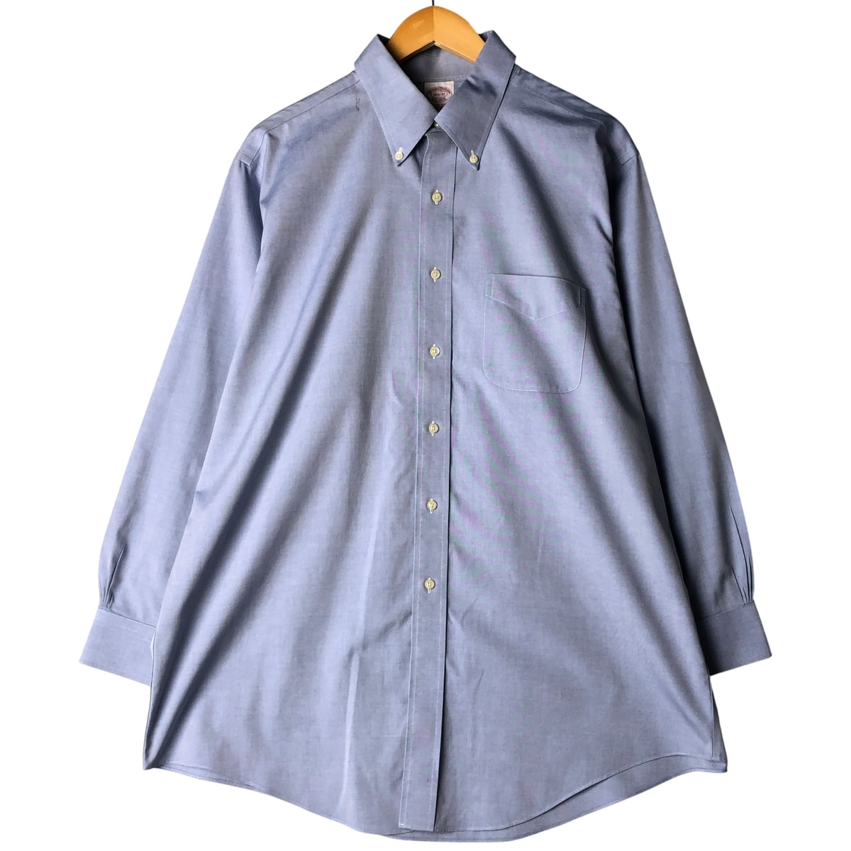 古着 ブルックスブラザーズ Brooks Brothers Est.1818 TRADISIONAL FIT 長袖 ボタンダウンシャツ メンズL相当/eaa599054