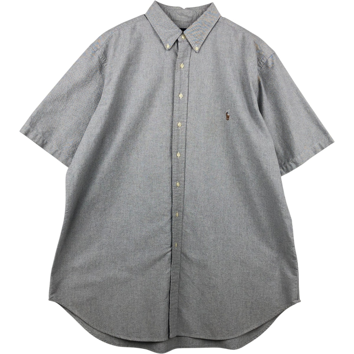 古着 ラルフローレン Ralph Lauren CLASSIC FIT クラシックフィット 半袖 ボタンダウンシャツ メンズXL相当/eaa495234
