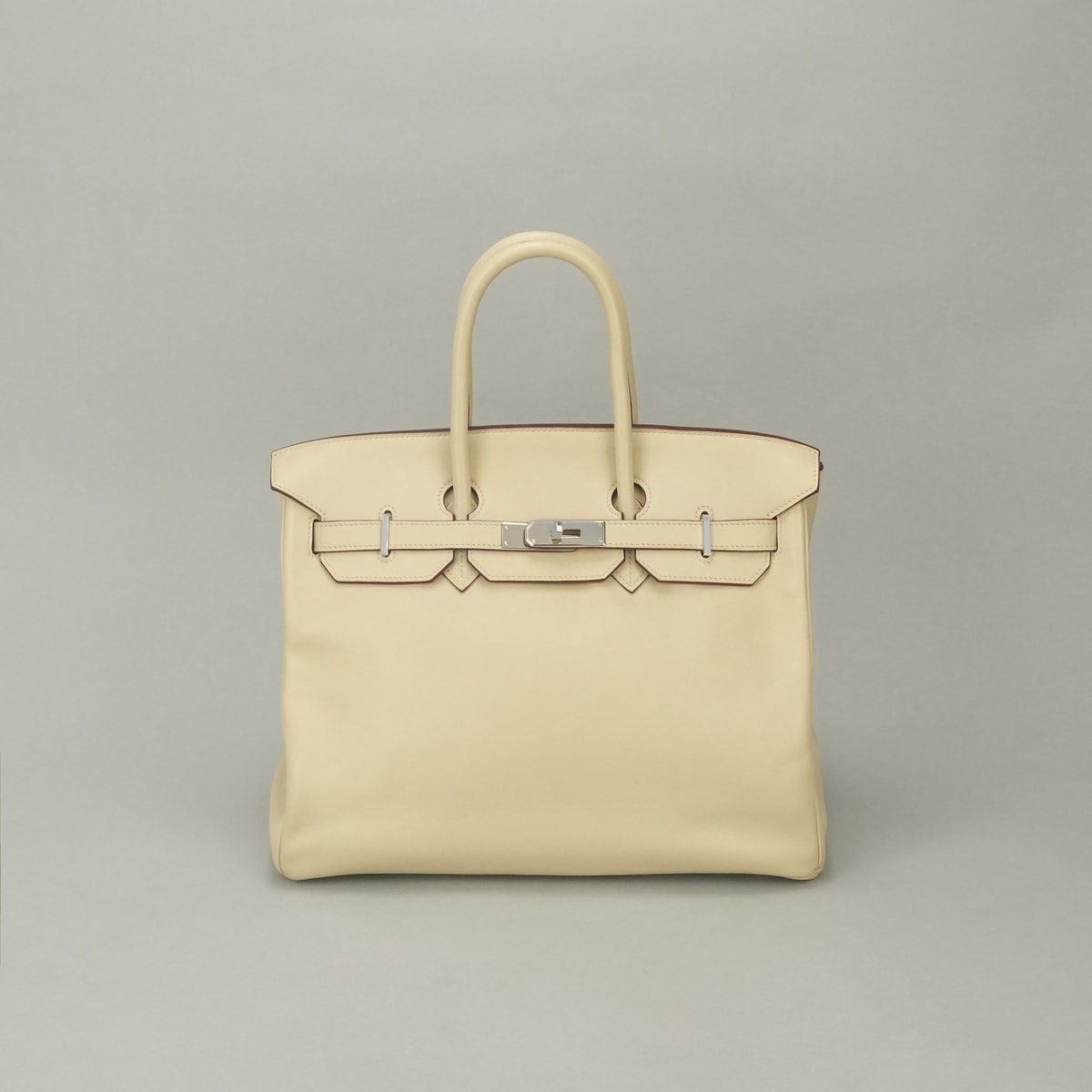 エルメス HERMES バーキン35 バッグ トートバッグ スイフト パルシュマン Parchemin ベージュ Beige シルバー金具 ハンドバッグ ヴォースイフト