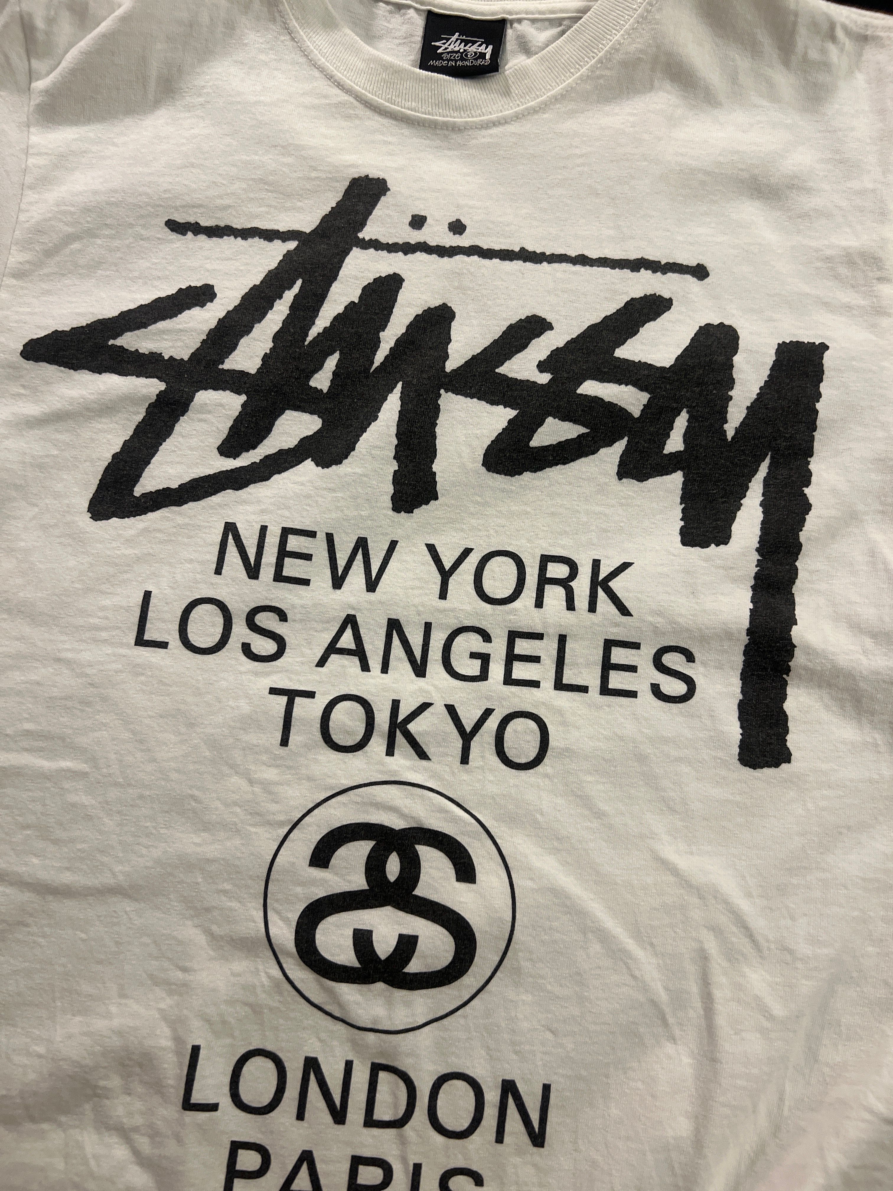 Stussy WORLD TOUR TEE "White"
