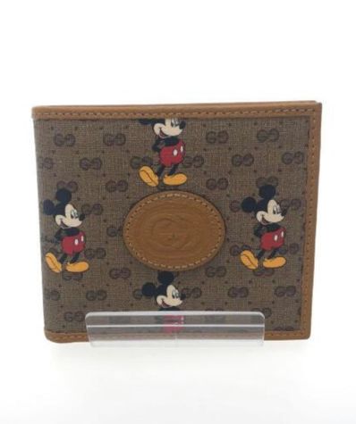 GUCCI x Disney GG Supreme Mickey Mouse Mini Wallet "Beige"
