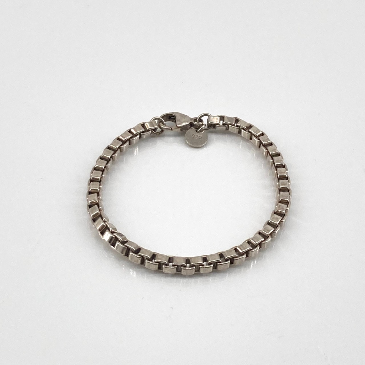 TIFFANY&Co.(ティファニー) ベネチアン リンク Ag925 ブレスレット 13.11g シルバー