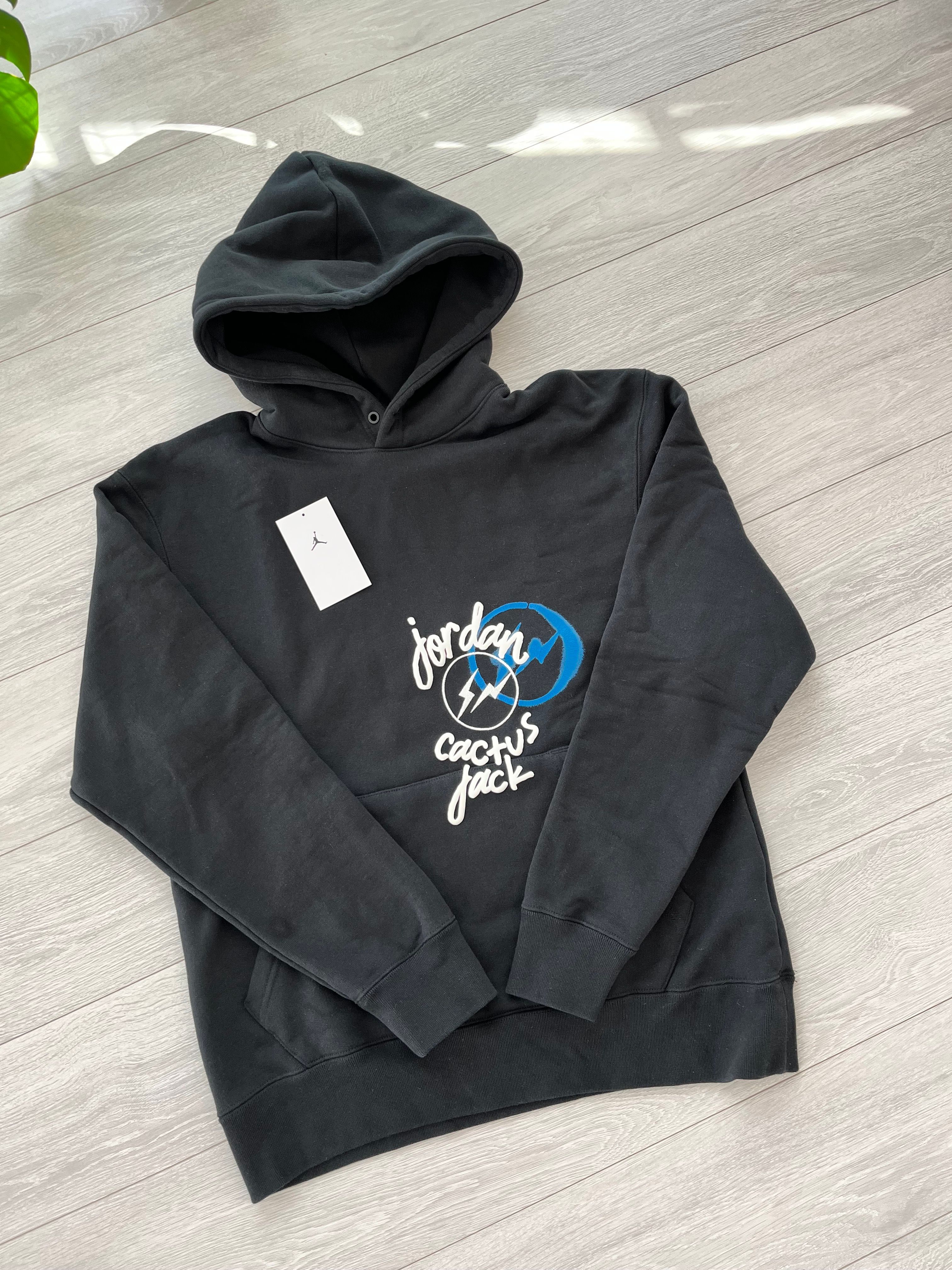 Air Jordan Travis Scott Fragment Hoodie "Black"