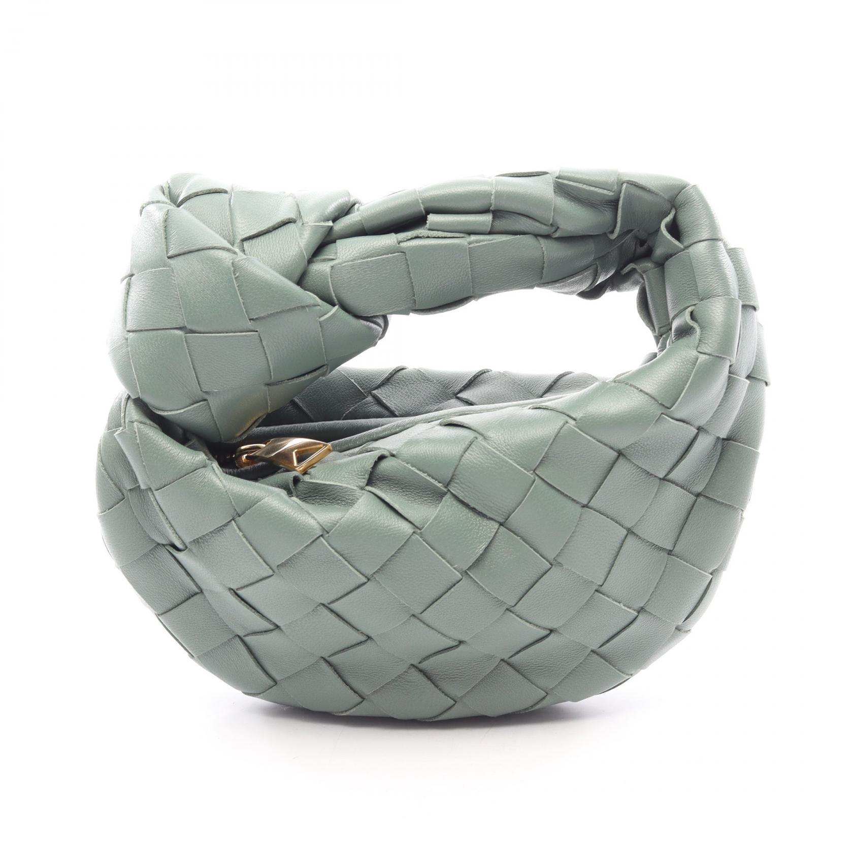 ボッテガヴェネタ BOTTEGA VENETA キャンディ ジョディ ハンドバッグ バッグ レザー レディース グリーン系 730828VCPP03198 【新品】