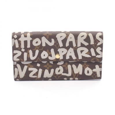 Louis Vuitton Credit Coin Purse Wallet Monogram Graffiti "Argent"