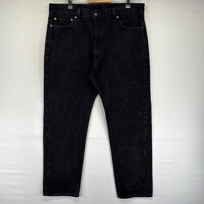 古着 リーバイス Levi's デニム パンツ 505 5ポケット ジーンズ ジーパン ジッパーフライ ブラックデニム W40 L32 ブラック系 メンズ