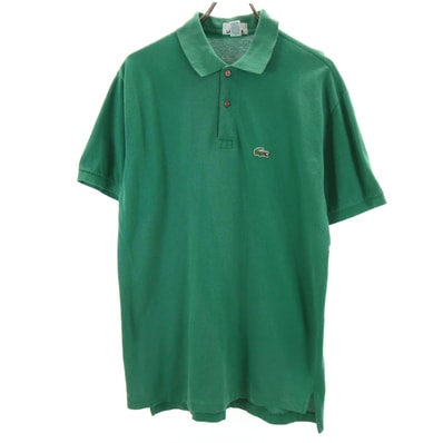 LACOSTE ラコステ 90s オールド 半袖 ポロシャツ M グリーン
