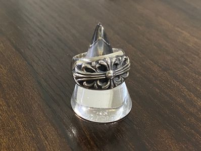 Chrome Hearts Floral Cross Ring "Silver"