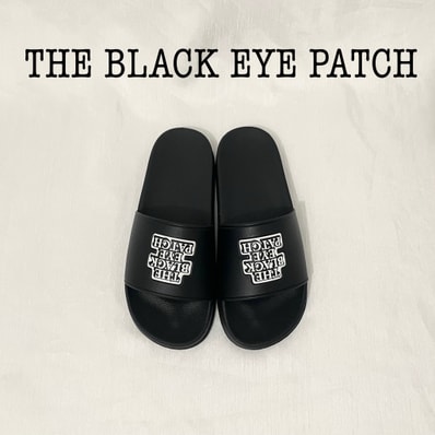 BlackEyePatch OG Label Shower Sandals "Black"