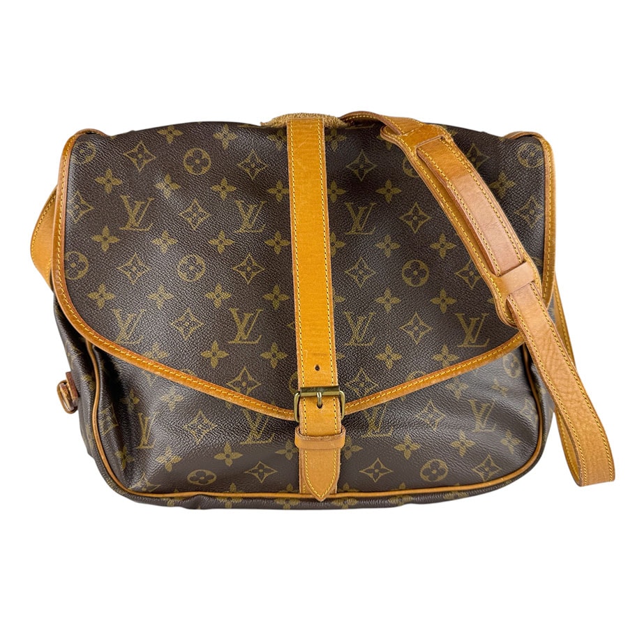 ルイ ヴィトン LOUIS VUITTON ショルダーバッグ モノグラム ソミュール35 モノグラムキャンバス ブラウン ユニセックス M42254【中古】 z10109