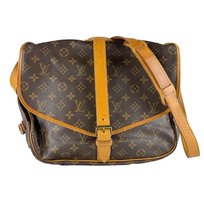 ルイ ヴィトン LOUIS VUITTON ショルダーバッグ モノグラム ソミュール35 モノグラムキャンバス ブラウン ユニセックス M42254【中古】 z10109