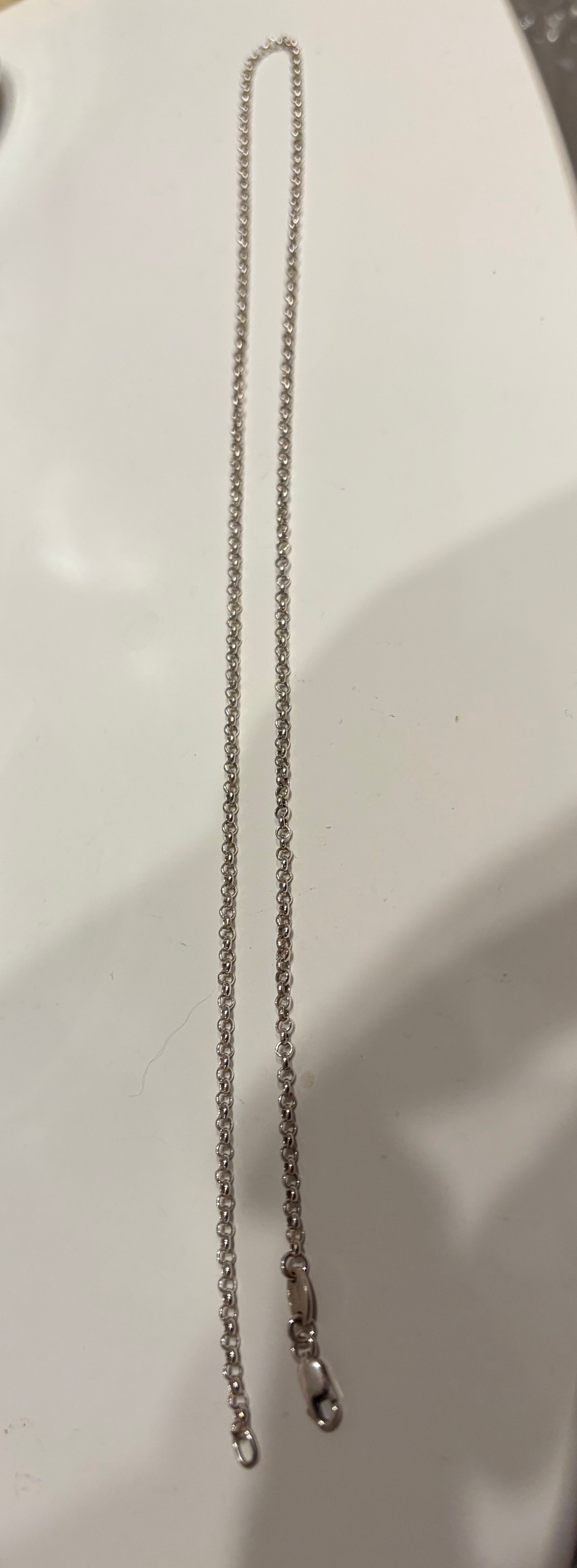 Chrome Hearts Roll Chain Necklace "Silver"
