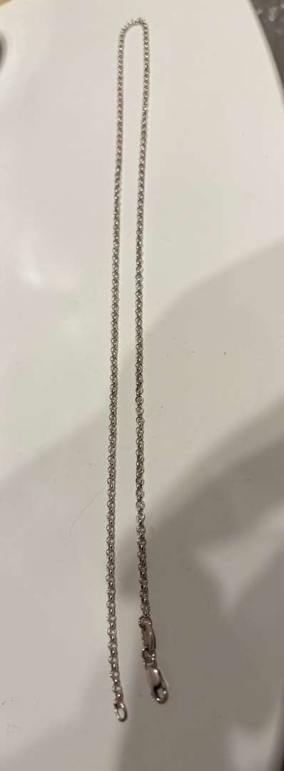 Chrome Hearts Roll Chain Necklace "Silver"