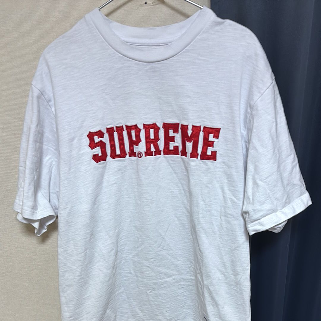 Supreme Twill Applique S/S Top "White"