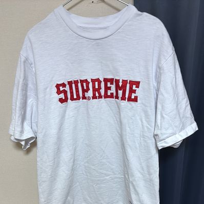 Supreme Twill Applique S/S Top "White"