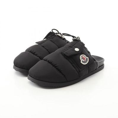 モンクレール MONCLER MON POCKET MULE サンダル 靴 ナイロン レディース ブラック系 4M00040M508099936 【中古】