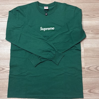 Supreme Box Logo L/S Tee "Green"