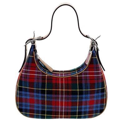 【お値下げ品】COACH コーチ ワンショルダーバッグ ショルダーバッグ 9360 キャンバス レッド グリーン レディース【中古】