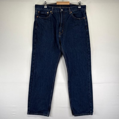 古着 リーバイス Levi's デニム パンツ ストレート 505 インディゴ 大きいサイズ w38 L32 ブルー系 メンズ