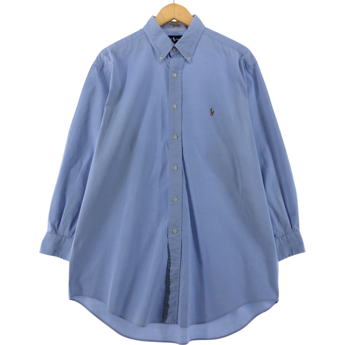 古着 ラルフローレン Ralph Lauren YARMOUTH 長袖 ボタンダウンシャツ メンズL相当/eaa532630