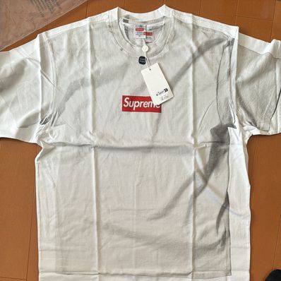 Supreme x MM6 Maison Margiela Box Logo Tee "White"