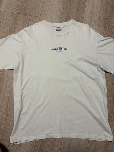 Supreme Classic Logo Tee "White"