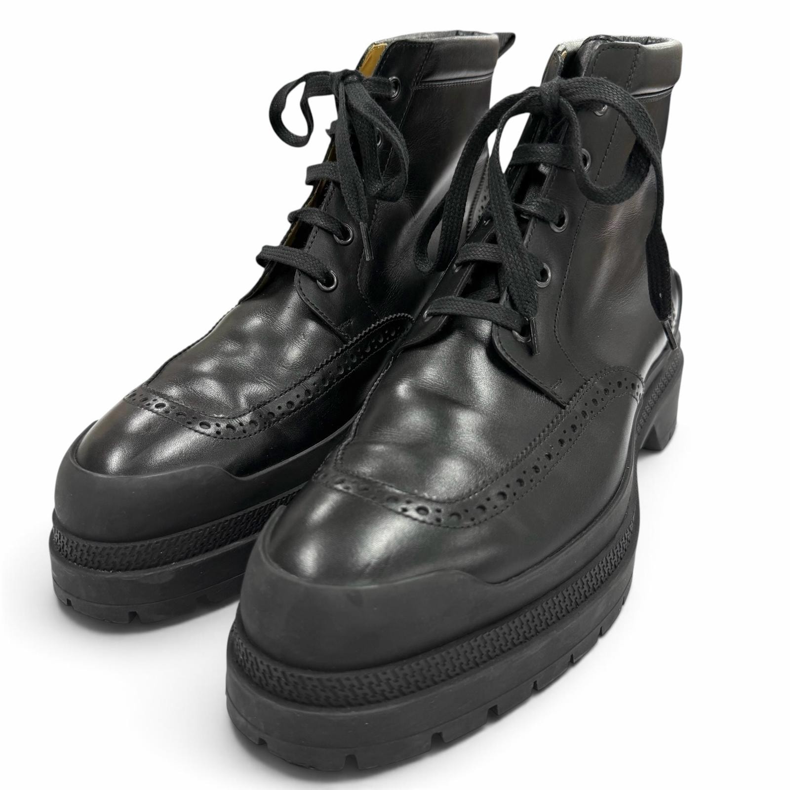 美品 エルメス ブーツ BOTTILLONS ブラック メンズ 40
