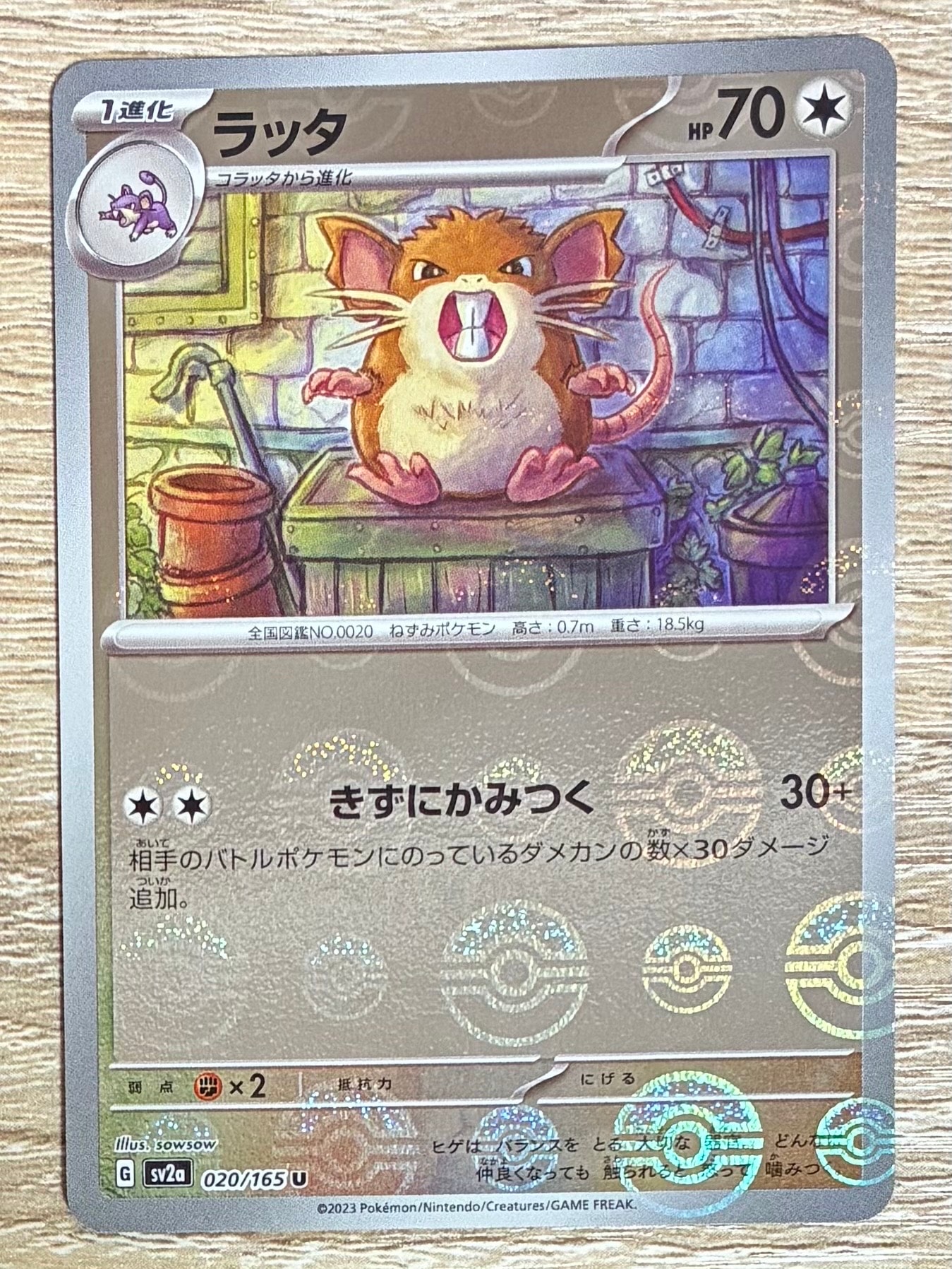 ヤドン C: マスターボールミラー[SV2a 079/165](強化拡張パック