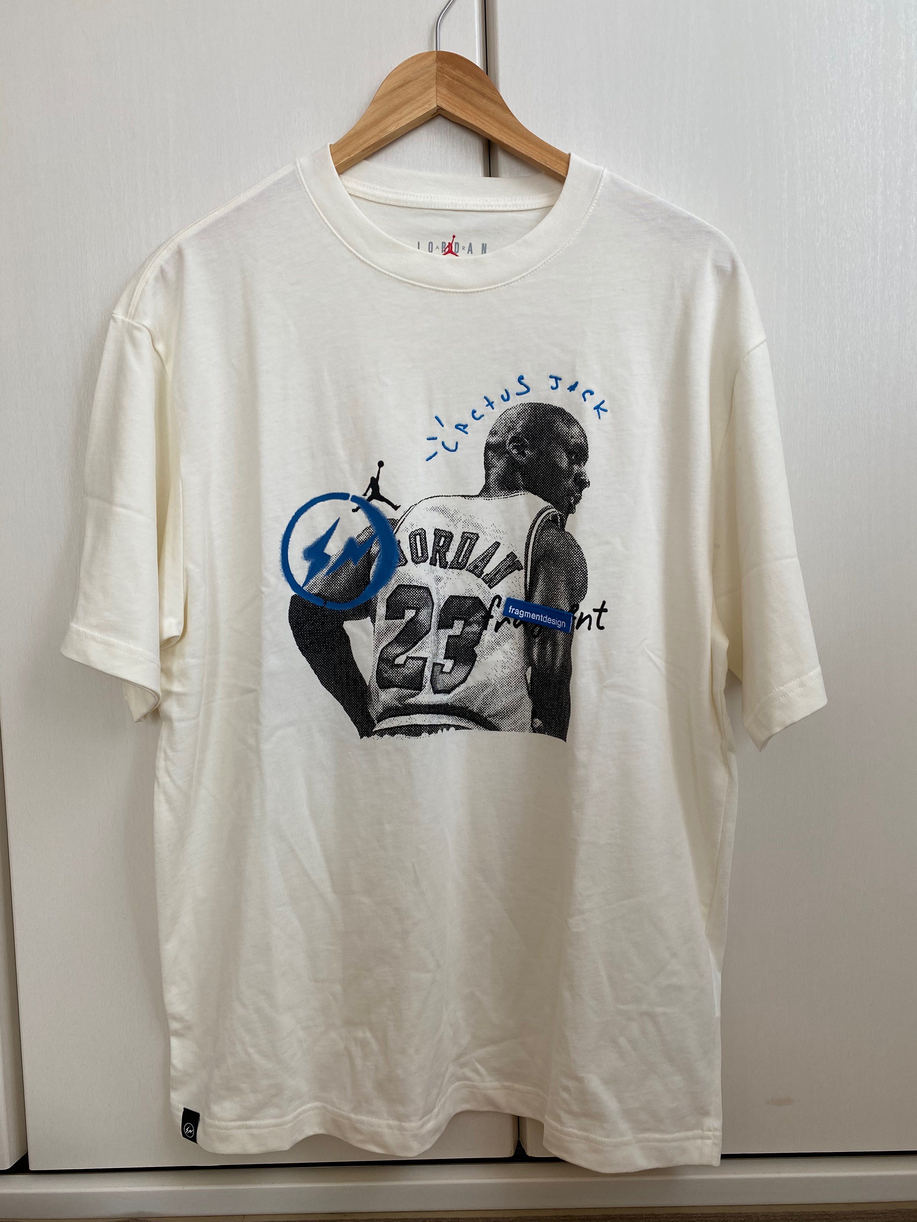 Air Jordan Travis Scott Fragment Tee "White"