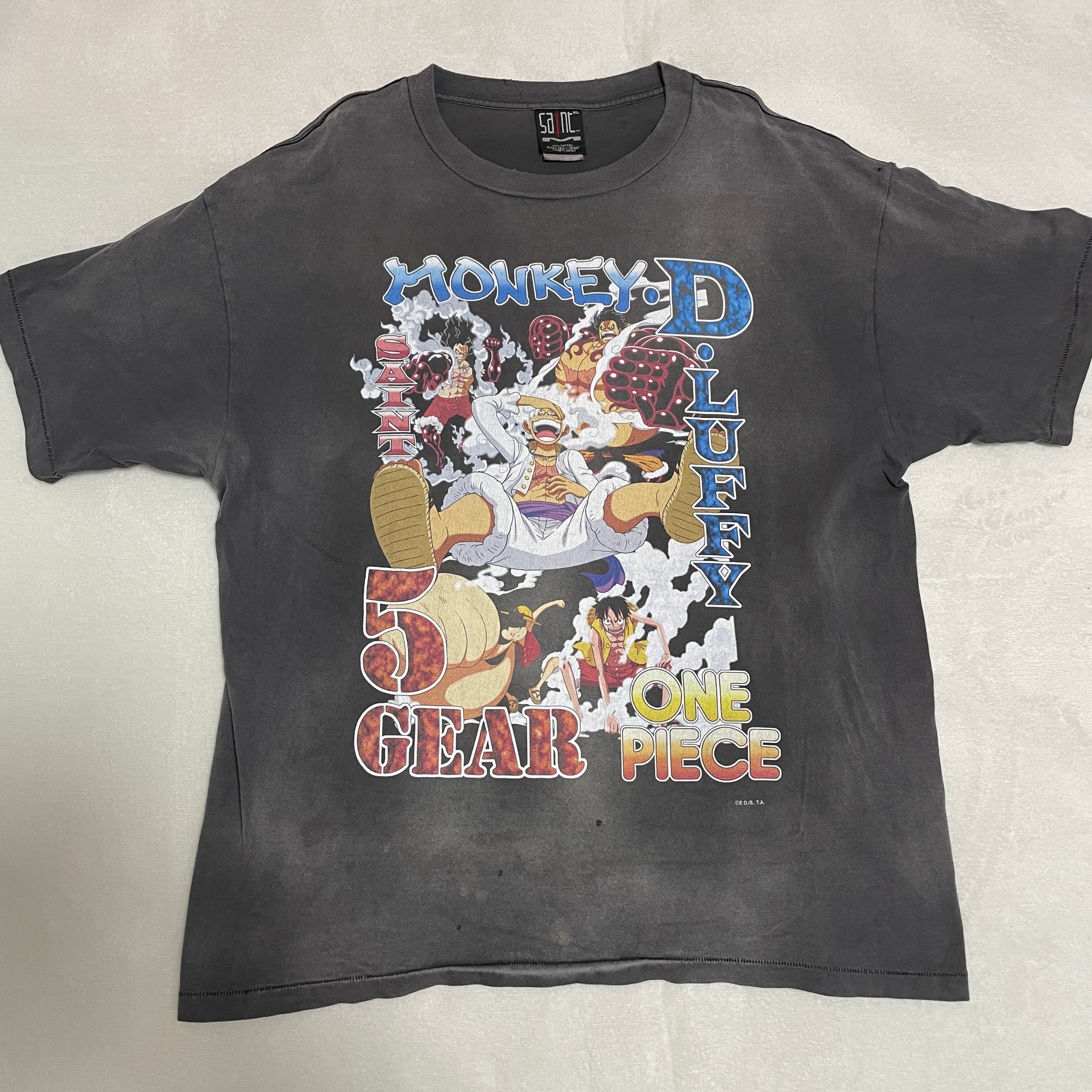 SAINT Mxxxxxx x ONE PIECE OP_SS T-Shirt/Luffy 