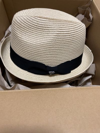 フェドーラ グログランバンド ナチュラルペーパーロープ