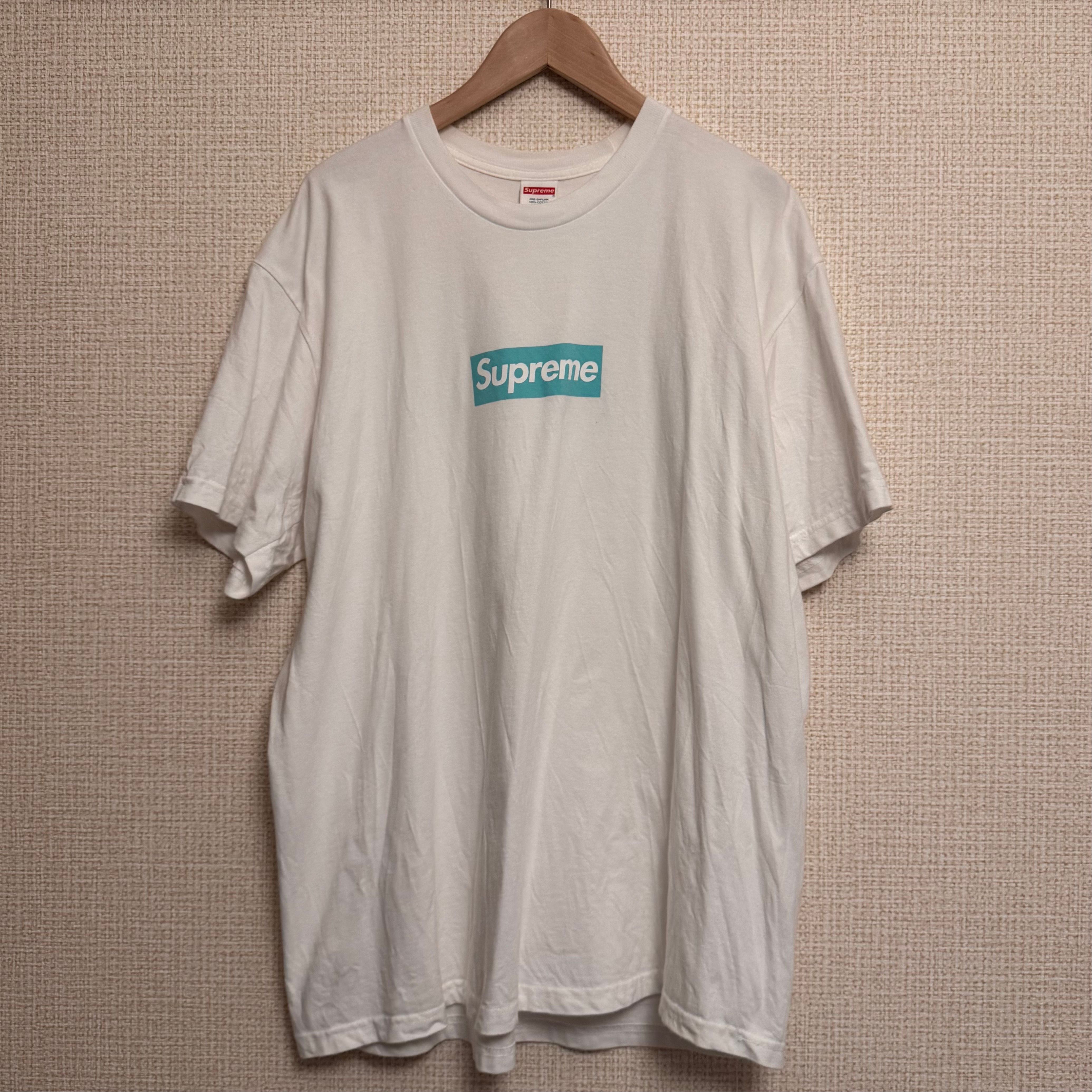 シュプリーム / ティファニー ボックス ロゴ Tシャツ "ホワイト"