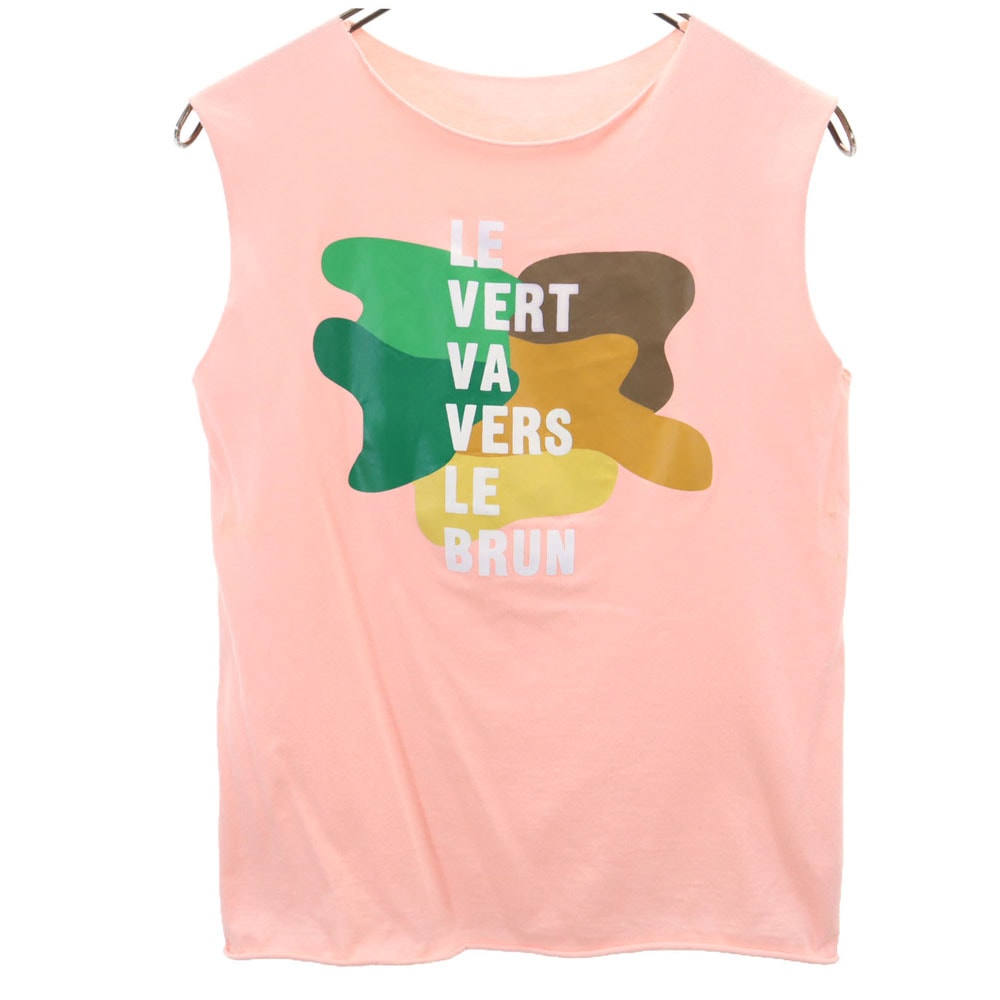 A.P.C. SECTION MUSICALE アーペーセーセクションミュージカル プリント タンクトップ S ピンク系