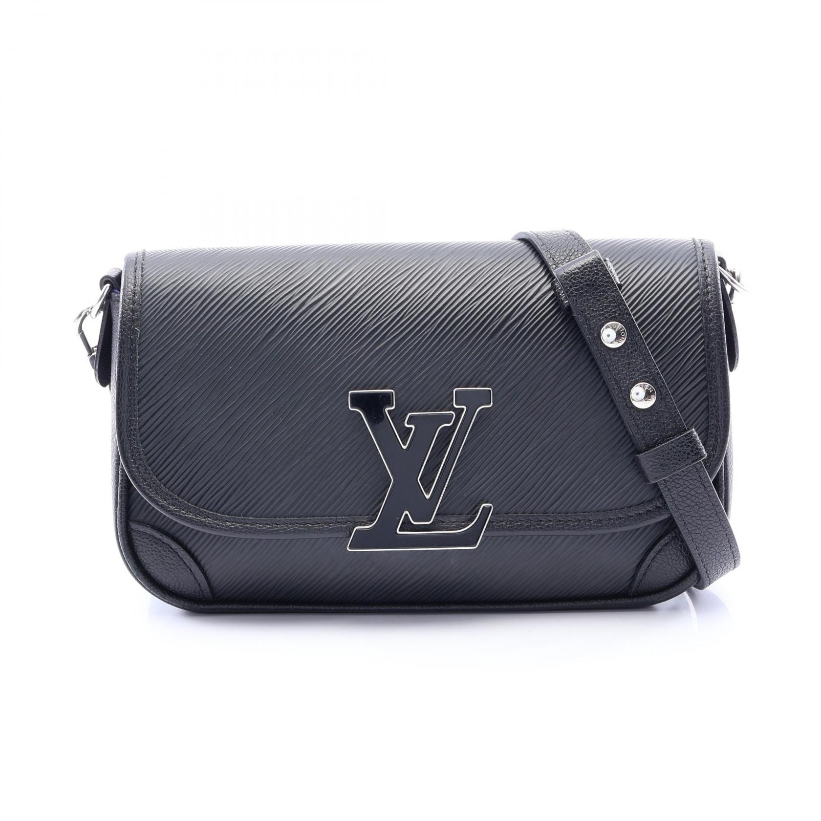 ルイ・ヴィトン LOUIS VUITTON ビュシNM ショルダーバッグ バッグ レザー エピ ノワール レディース ブラック系 M59386 【中古】