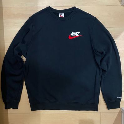 Supreme / NIKE® Crewneck "Black"