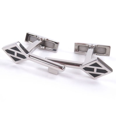 美品 エルメス カフスボタン カフリンクス シルバー メンズ