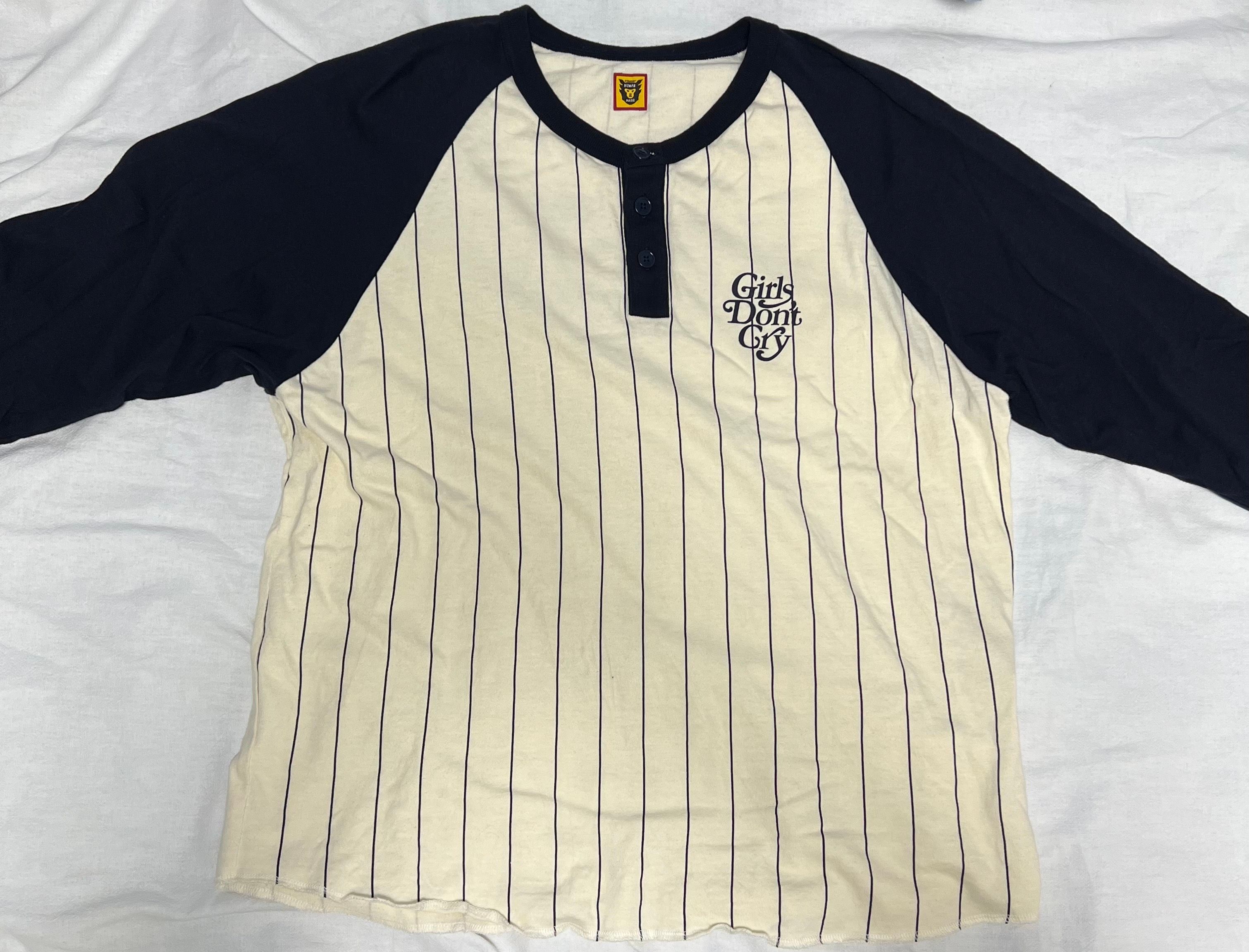 HUMAN MADE x Girls Don't Cry x GDC Baseball 3/4 T-Shirt "Navy" / VERDY
