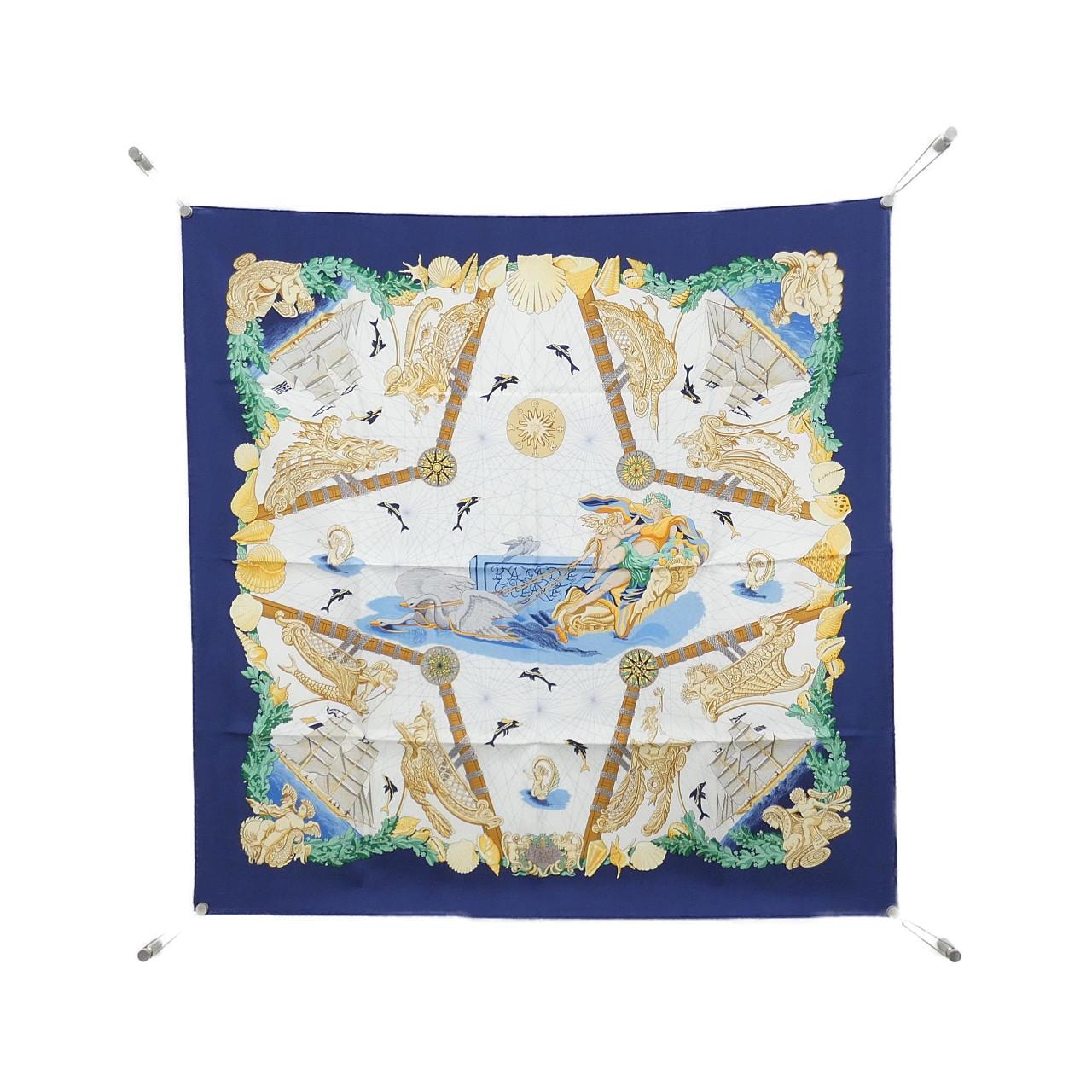 エルメス BALADE OCEANE カレ スカーフ
