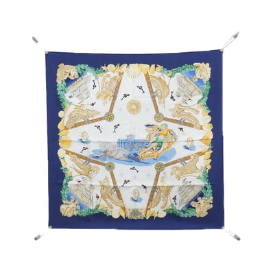 エルメス BALADE OCEANE カレ スカーフ