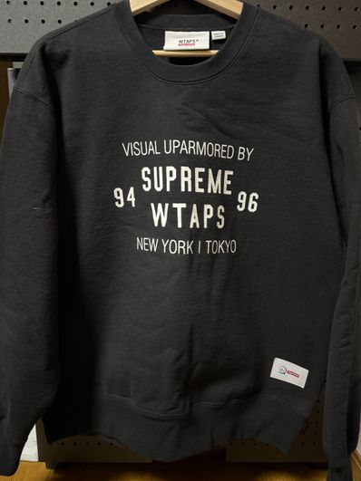 Supreme / WTAPS Crewneck "Black" 21274SPD-CSM03S