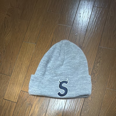 Supreme New Era S Logo Beanie "Heather Grey" (22FW)