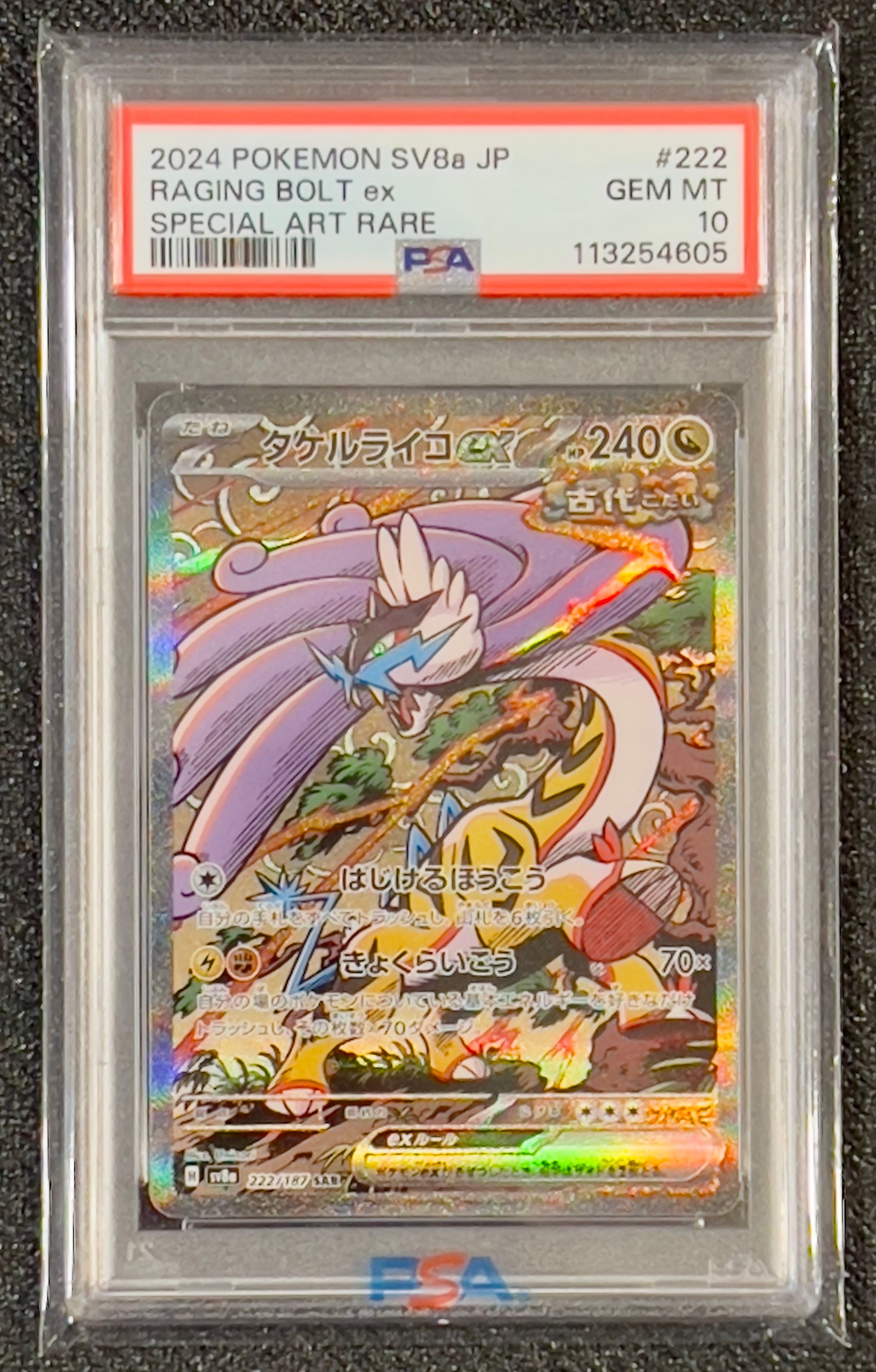 タケルライコex SAR [SV8a 222/187](ハイクラスパック「テラスタルフェスex」)