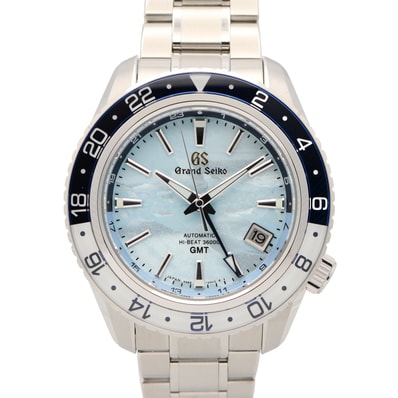 セイコー SEIKO グランドセイコー スポーツコレクション メカニカル ハイビート36000 キャリバー9S 25周年記念限定 雲海 腕時計 時計 ステンレススチール メンズ ブルー系 スカイブルー SBGJ275 【中古】