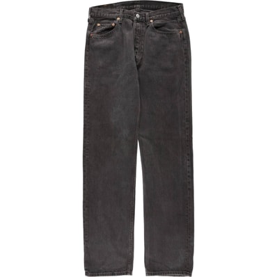 古着 90年代 リーバイス Levi's 501-0145 ブラックデニム ストレートデニムパンツ メンズw33相当 ヴィンテージ/eaa638375