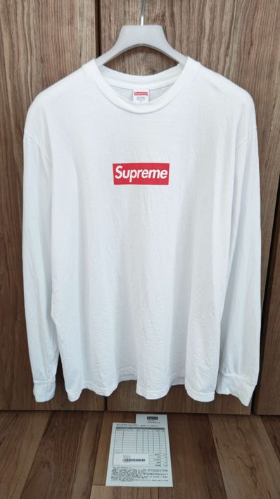 Supreme Box Logo L/S Tee "White"