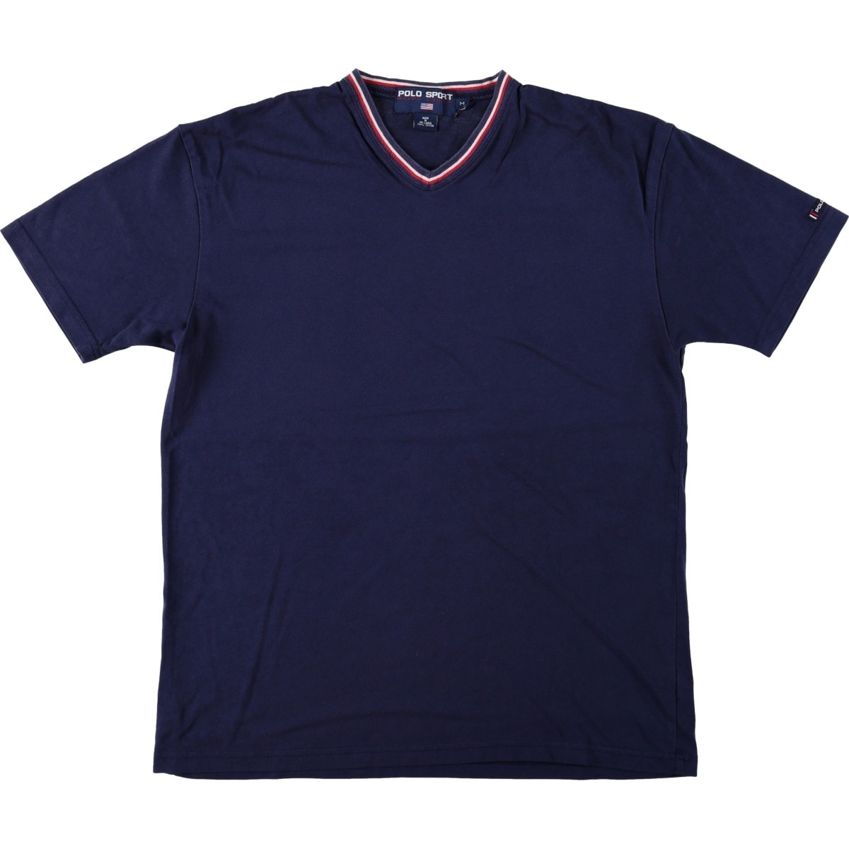 古着 ラルフローレン Ralph Lauren POLO SPORT ポロスポーツ Vネック 半袖 ロゴTシャツ メンズM相当/eaa680543
