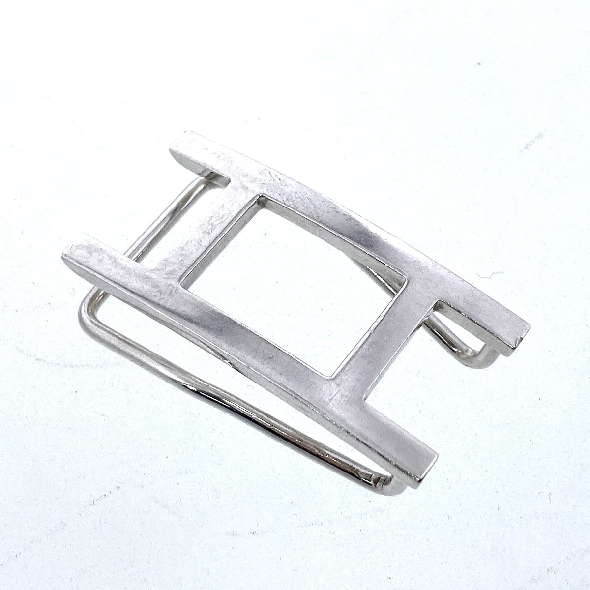 HERMES エルメス アピ ケンタン マネークリップ Hモチーフ シルバー 925 メンズ【中古】