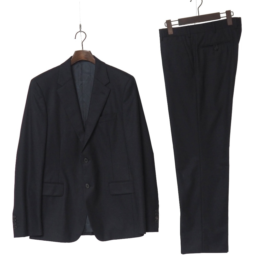■美品■PRADA プラダ スーツ サイズジャケット46R/パンツ48R テーラード ブレザー シングルジャケット スラックス イタリア製 ブランド古着【中古】20260728/RB0285